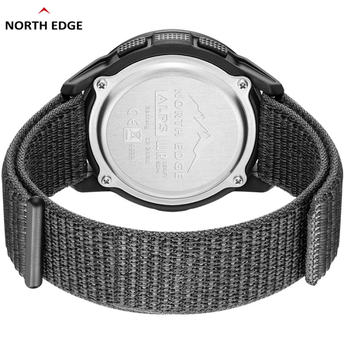 Smartwatch North Edge Alps, Negru, Ecran FSTN, Compas, Cronograf, Urmarire Pasi & Calorii, Timp Exercitiu, Mod Metronom, Baterie CR2430, Carcasa Fibra de Carbon/Metal [3]