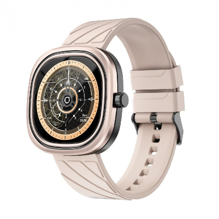 Smartwatch Doogee DG Ares Gold, LCD HD 1.32", Ritm cardiac, Saturatie oxigen, Monitorizare somn, Memento sedentarism, 300mAh [2]