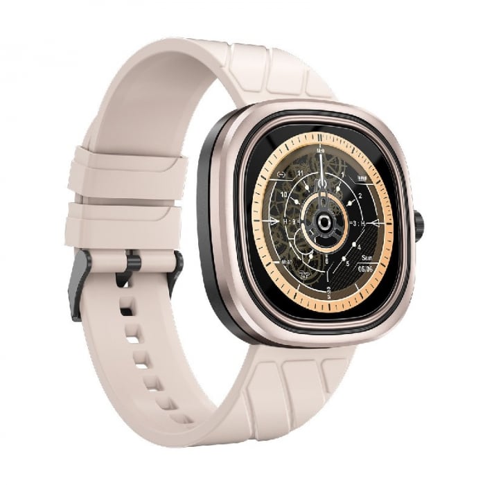Smartwatch Doogee DG Ares Gold, LCD HD 1.32", Ritm cardiac, Saturatie oxigen, Monitorizare somn, Memento sedentarism, 300mAh [3]