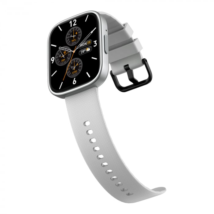 Smartwatch Fitness & Wellness Zeblaze GTS 3 Plus, Silver, Display Amoled 2.15'' HD, Apel telefonic Hi-Fi Bluetooth, Asistare vocala offline, Moduri sport 100+, Monitorizare sanatate 24/24, IP68, 300mAh [5]