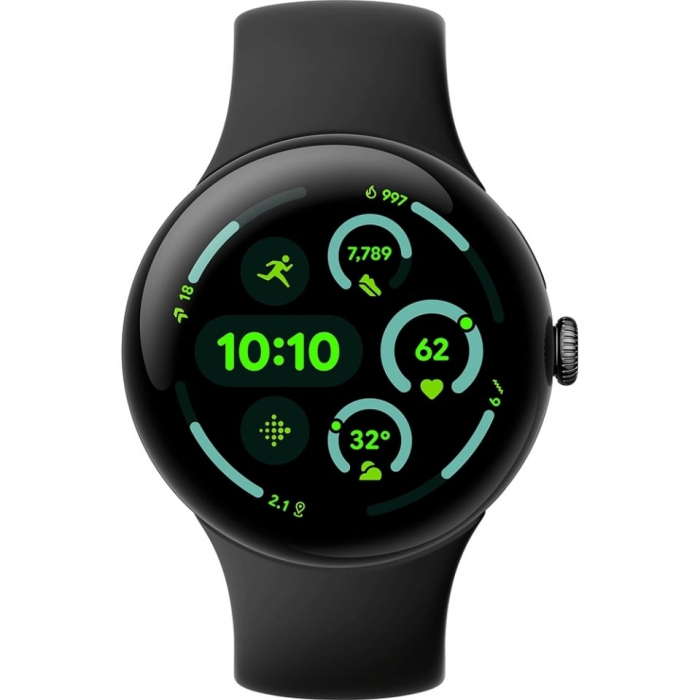 Smartwatch Google Pixel 3 41MM LTE Matte Black, Obsidian