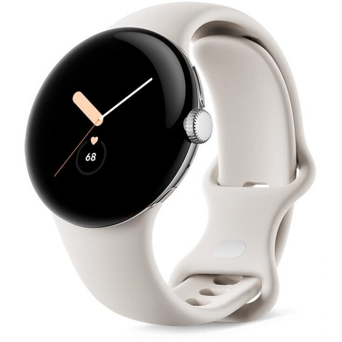 Smartwatch Google Pixel, Silver- Chalk
