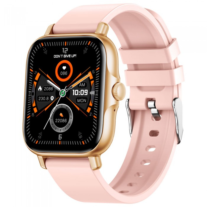Smartwatch iHunt Watch 10 Titan Gold, 1.95 , Functii vitale, Asistent vocal, NFC multifunctional, Apel bluetooth, IP67, 200mAh