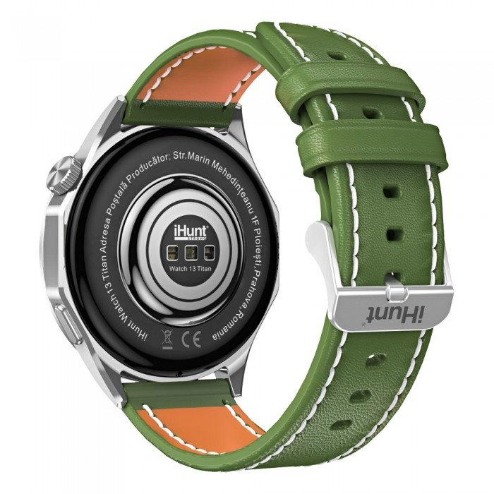 Smartwatch iHunt Watch 13 Titan, Green, AMOLED 1.43" Full Touch, Telecomandă pentru fotografii telefon, Monitorizare sanatate, Multisport, IP68, 330mAh [3]
