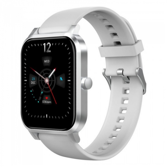 Smartwatch iHunt Watch 9 Titan Silver, 1.7 HD, Termometru, Ritm cardiac, Saturatie oxigen, Tensiune arteriala, Calorii, IP67, 200mAh imagine noua