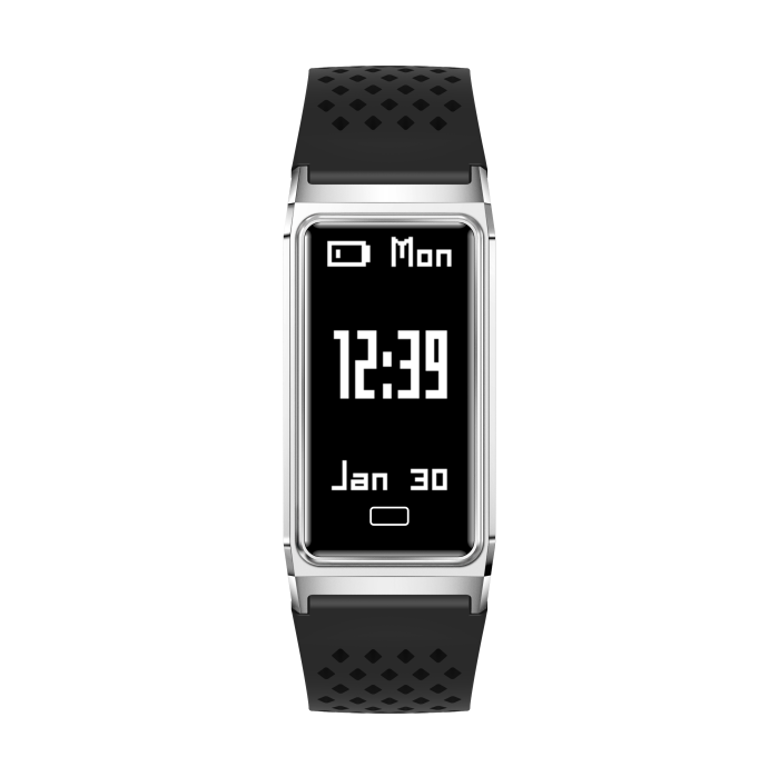 iSEN B11 Okosóra, Szürke, 0.96" OLED, Bluetooth 5.3, Pulzusmérő, SpO2, HRV, Alvásfigyelés, IPX8 [2]