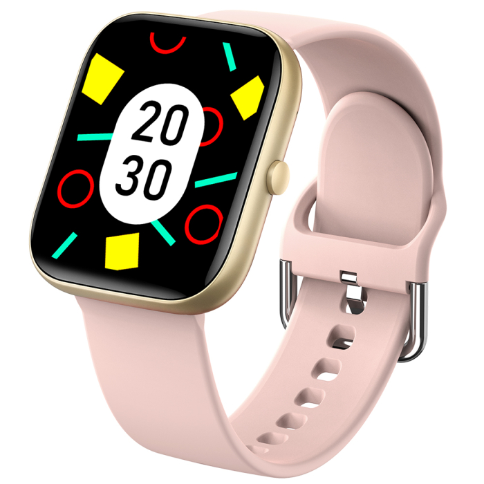 SEN C08 Okosora, Arany, Rózsaszín TPU Szij, 1.91" TFT, Pulzus, Vernyomas, Veroxigen (SpO2), Sport Modok, Hivas & Uzenet Ertesitesek, 200 mAh, Android 5.0 / iOS 10.0 [10]