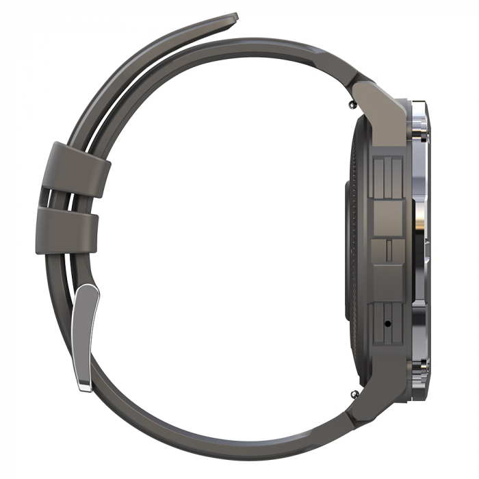 Smartwatch iSEN C21 Pro Silver, 1.32 inch, Apel bluetooth, Bluetooth 5.0, Ritm cardiac, SpO2, 19 sporturi, Ip68, 300mAh [12]