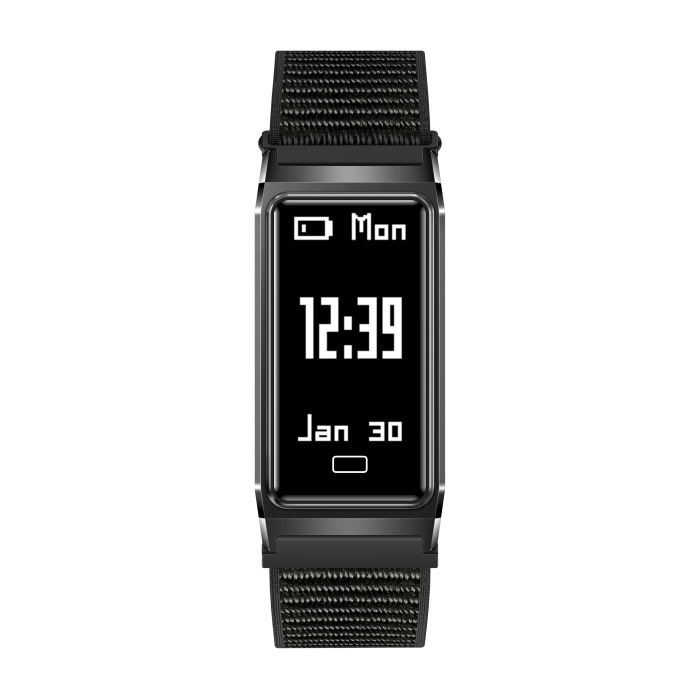 Smartwatch iSEN B11, Negru, 0.96" OLED, Bluetooth 5.3, Monitor Ritm Cardiac, SpO2, HRV, Monitorizare Somn, IPX8 [2]