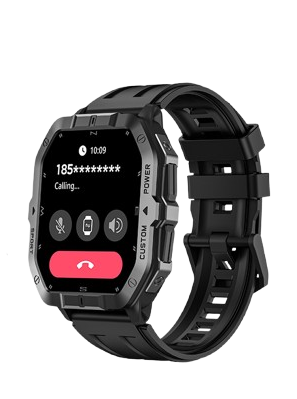 Smartwatch iSEN C32, Negru, 2.02" HD, Bluetooth Calling, GPS, 100+ Sport Modes, SpO2, Ritm Cardiac, 480mAh, 2ATM [2]