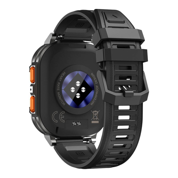 iSEN X7 Okosóra, Fekete, 2.13” AMOLED HD, Bluetooth 5.3, WhatsApp Gyorsválasz, Pulzus, GoMore, 3 ATM, 1000mAh Akkumulátor, 100 Nap Standby [6]