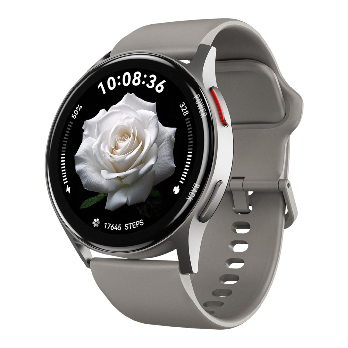 iSEN C35 Okosóra, Szürke, 1.32” AMOLED, Bluetooth Hívások, Pulzus, SpO2, Alvás, 100+ Sportmód, Aktivitáskövetés, 1 ATM, DaFit, 250mAh Akkumulátor [2]