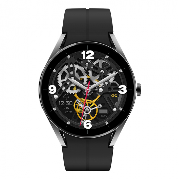 Smartwatch iSEN KS05 Negru, 1.32" IPS HD, ECG, Ritm cardiac, Presiune sanguina, Glicemie, Oxigen, Bluetooth call, Bt v5.1, IP67, 185mAh [3]