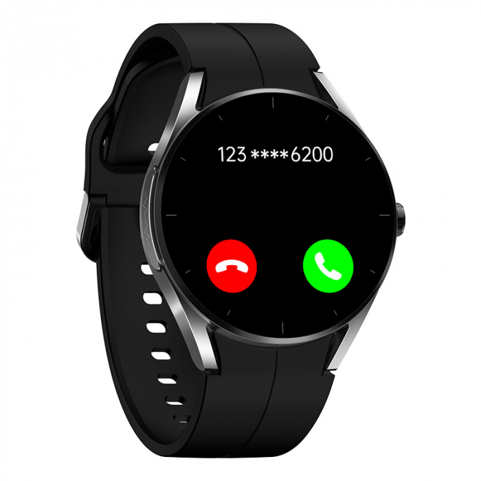 Smartwatch iSEN KS05 Negru, 1.32" IPS HD, ECG, Ritm cardiac, Presiune sanguina, Glicemie, Oxigen, Bluetooth call, Bt v5.1, IP67, 185mAh [4]