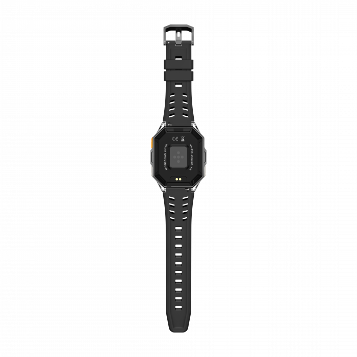 Okosóra iSEN X1 Pro, Fekete szilikon szíj, 2.13" AMOLED HD, HRV, EKG, Egészségügyi monitorozás, Sport funkciók, Bluetooth hívás, 1000 mAh, Android 9.0 vagy iOS 9.0 vagy újabb [10]