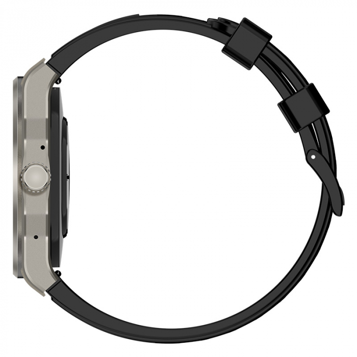 Smartwatch iSEN JA03 Silver, AMOLED 1.43"HD, Glicemie, Apel Bt, Apel SOS, Asist. vocala, Nivel radiatii, EKG, Acid uric, Lipide sange, Masa [5]