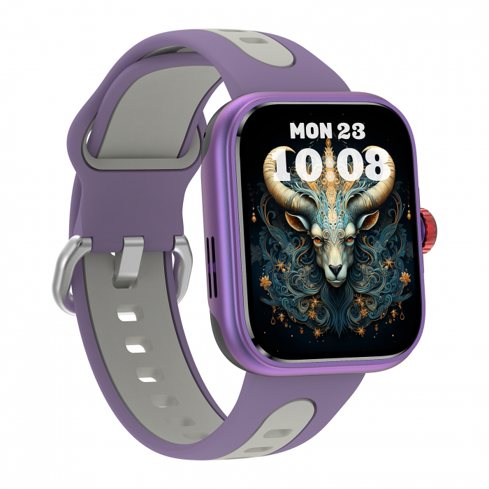 Smartwatch iSEN S216 GPS Mov, 1.78   Amoled, HRV, ECG, Functii Sanatate, Bluetooth Call, Alexa, Compatibil iOS  Android
