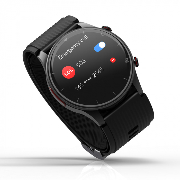 Smartwatch iSEN P700 Black, 1.43" AMOLED, Air Pump Blood Pressure Monitor, ECG, Heart Rate, Blood Oxygen, Temperature, Sleep & Health Tracking, Sports Modes, BT Call, Music Control, 300mAh [3]