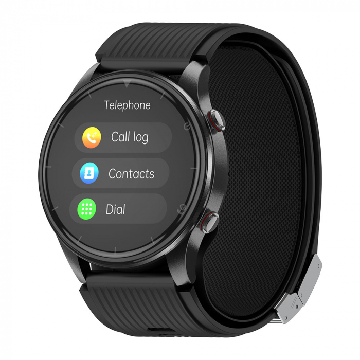 Smartwatch iSEN P700 Black, 1.43" AMOLED, Air Pump Blood Pressure Monitor, ECG, Heart Rate, Blood Oxygen, Temperature, Sleep & Health Tracking, Sports Modes, BT Call, Music Control, 300mAh [6]