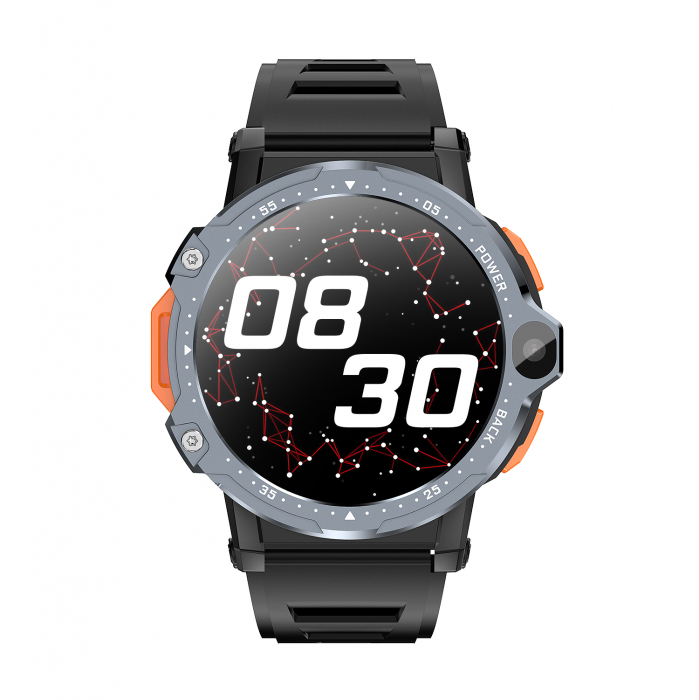 Smartwatch iSEN Watch AP6, Gri, 4G, 1.54" HD, QuadCore, Android 8.1, 4GB RAM + 64GB ROM, Dual Camera, Apel video HD, GPS, 800mAh, nanoSIM [8]