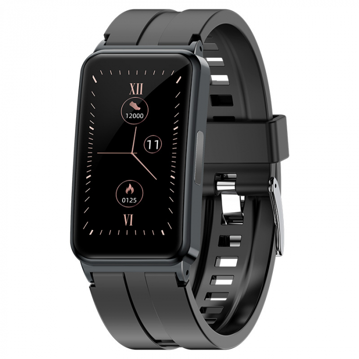 Smartband iSEN EP01 Black, 1.47" IPS HD, ECG, Heart Rate, Blood Pressure, Blood Glucose, Oxygen, Sleep Monitoring, Bt v5.1, IP67, 210mAh [3]