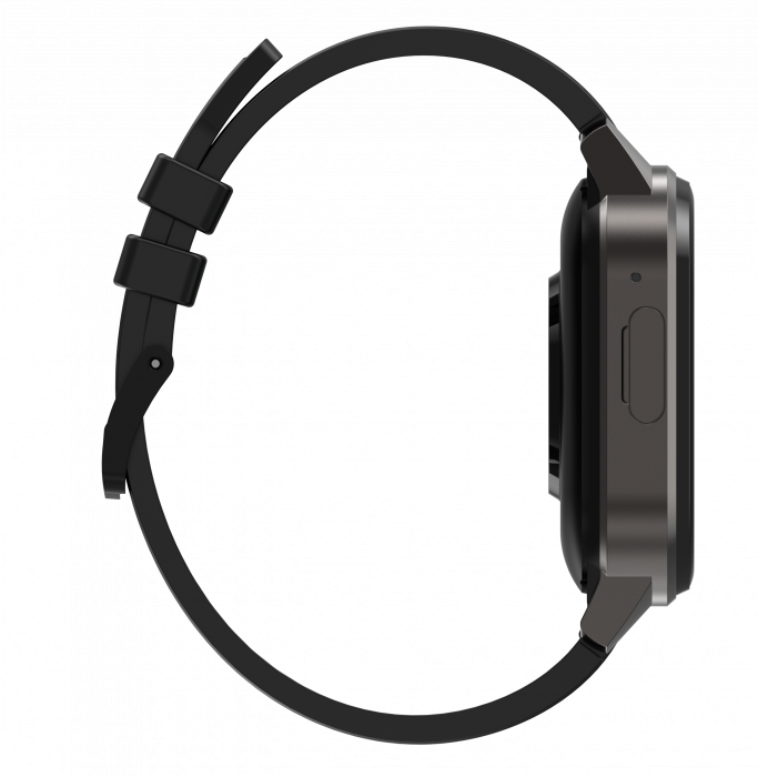 Smartwatch iSEN Watch DM62, 4G, 2.13" AMOLED, 2 GB RAM + 16 GB ROM, Android 8.1, Bt v4.2, HD kamera, mikrofon, nanoSIM, GPS, Egészségfigyelés, 1000mAh, IP67, Fekete [6]