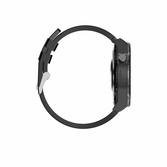 Smartwatch iSEN Watch T7, Black, 4G, 1.5" AMOLED, HD Dual Camera, Android 10, 6GB RAM + 128GB ROM, WiFi 5G, GPS, 800mAh, IP67, Silicone Strap [5]