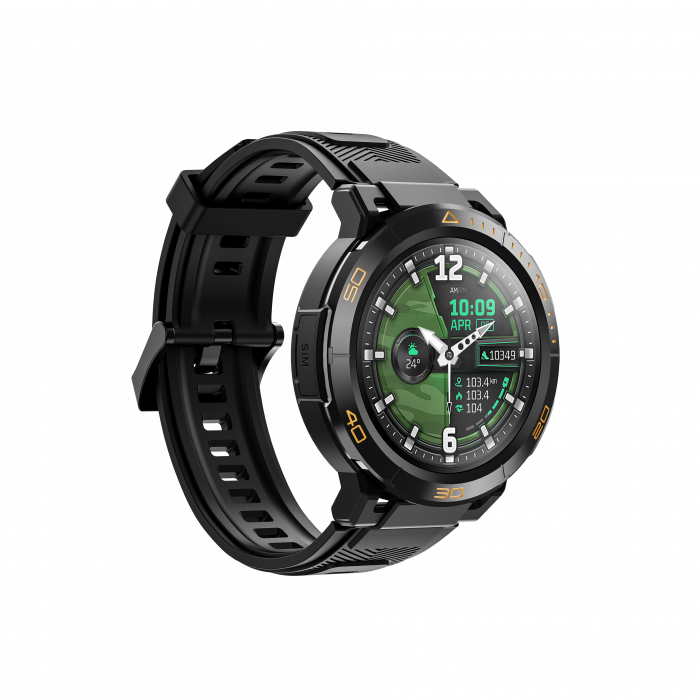 iSEN Watch Z1 okosóra, Fekete, 4G, 1,43" AMOLED, HD Kamera, Android 8.1, 2GB RAM + 16GB ROM, GPS, 800mAh, 1ATM, NanoSIM [6]