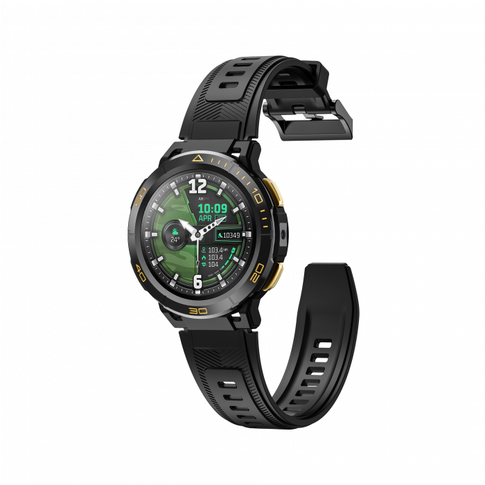 iSEN Watch Z1 okosóra, Fekete, 4G, 1,43" AMOLED, HD Kamera, Android 8.1, 2GB RAM + 16GB ROM, GPS, 800mAh, 1ATM, NanoSIM [12]