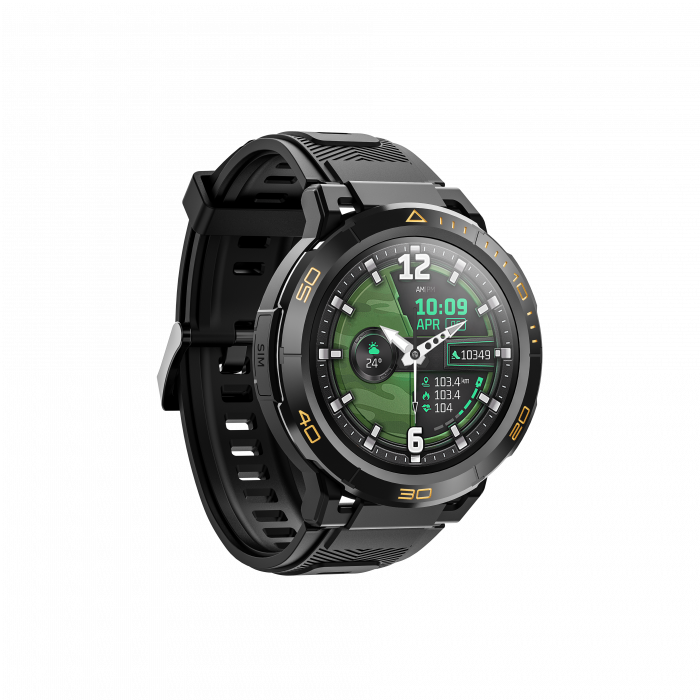 iSEN Watch Z1 okosóra, Fekete, 4G, 1,43" AMOLED, HD Kamera, Android 8.1, 2GB RAM + 16GB ROM, GPS, 800mAh, 1ATM, NanoSIM [5]