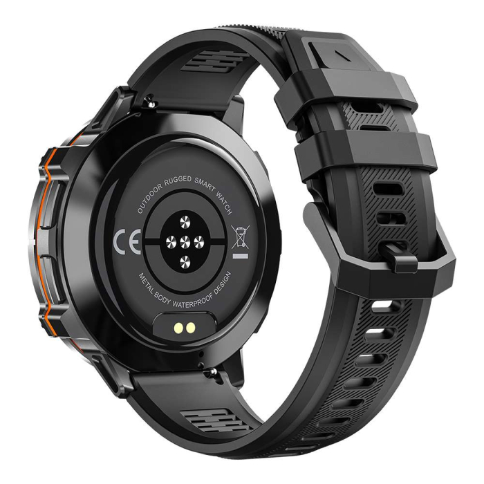 Smartwatch iSEN X3, Negru, 1.73” AMOLED HD, Apeluri Bluetooth, GPT, AI Watch Face, Autonomie Standby 100 Zile , Puls, 150+ Moduri Sport, GoMore, Baterie 1000mAh [7]