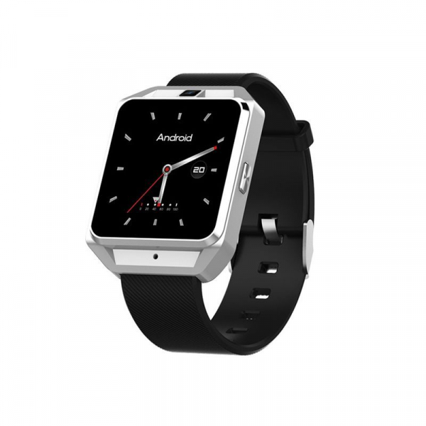 Smartwatch IWatch M5, 4G, Android 6.0, 1.54 inch, MTK6737M, Waterproof, GPS, 1GB RAM, 8GB ROM, Monitorizare Ritm Cardiac, Silver, Resigilat