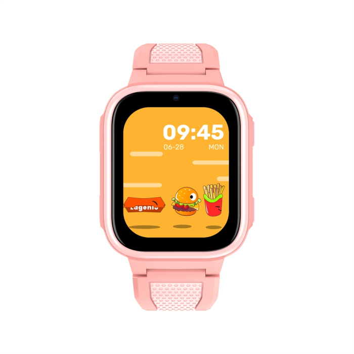 Ceas  Smartwatch LAGENIO K10, Roz, 4G, 1.8'' AMOLED, 64MB RAM, 128MB ROM, Camera 0.3MP, RTOS, Tracking GPS, Apel Video, Mesaje, Control Parental, Ceas cu Alarma, 950mAh, Pentru copii intre 5-14 [2]