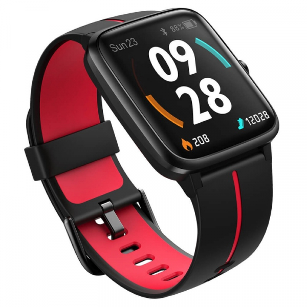 Smartwatch Ulefone Watch GPS Negru cu Rosu [4]