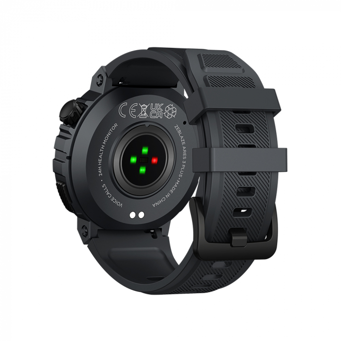 Smartwatch Zeblaze Ares 3 Plus Negru, 1.43" AMOLED, Realtek 8773, Voce Bluetooth, Ritm Cardiac & SpO2, 280mAh, FitCloudPro [5]