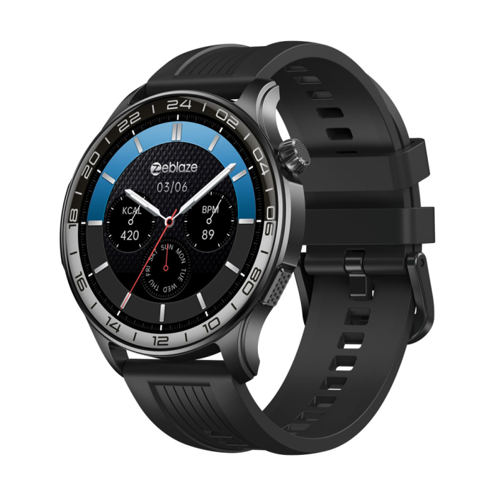 Zeblaze Btalk 4 Pro Okosóra, Fekete, 1.43” AMOLED 466×466, Bluetooth 5.3 Hívások, Pulzus, SpO2, Alvás, Sportmódok, Always-On Display, IP68, 260mAh Akkumulátor [2]