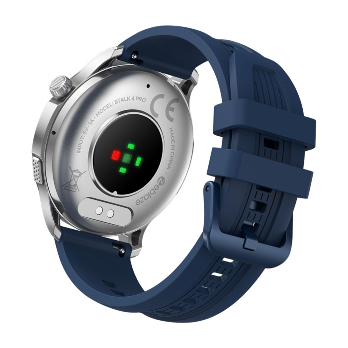 Smartwatch Zeblaze Btalk 4 Pro, Argintiu, 1.43” AMOLED 466×466, Apeluri Bluetooth 5.3, Puls, SpO2, Somn, Moduri Sport, Always-On Display, IP68, Baterie 260mAh [6]