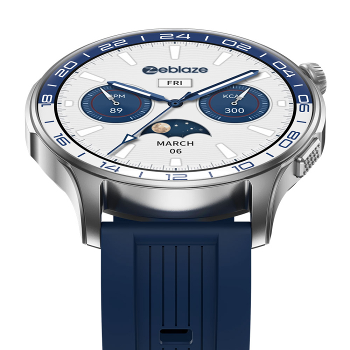 Smartwatch Zeblaze Btalk 4 Pro, Argintiu, 1.43” AMOLED 466×466, Apeluri Bluetooth 5.3, Puls, SpO2, Somn, Moduri Sport, Always-On Display, IP68, Baterie 260mAh [4]