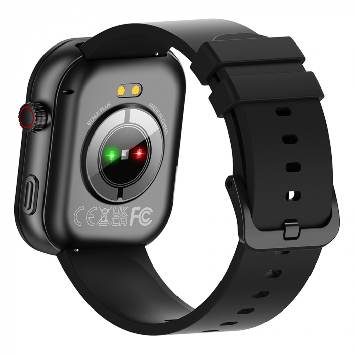 Smartwatch Zeblaze Btalk Plus, Negru, 2.03'' HD, Apel telefonic bluetooth, Asistare vocala, Moduri sport 100+, Monitorizare sanatate 24/24, Jocuri, IP68, 280mAh [4]