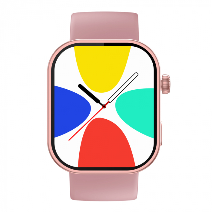 Smartwatch Zeblaze Btalk Plus, Roz, 2.03'' HD, Apel telefonic bluetooth, Asistare vocala, Moduri sport 100+, Monitorizare sanatate 24/24, Jocuri, IP68, 280mAh [5]