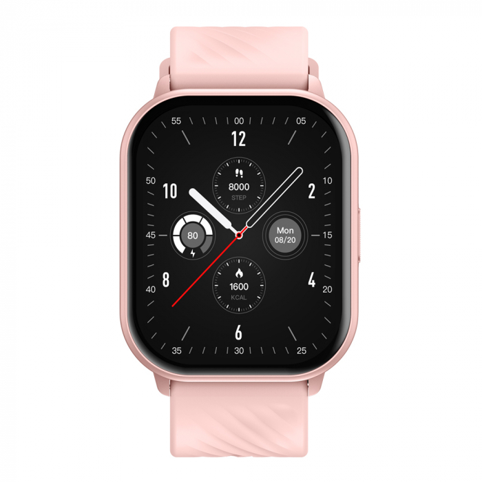 Smartwatch Zeblaze GTS 3 Roz, Display 2.03'' HD, Apel vocal, Moduri sport 100+, Monitorizare sanatate 24/24, IP68, 280mAh [2]