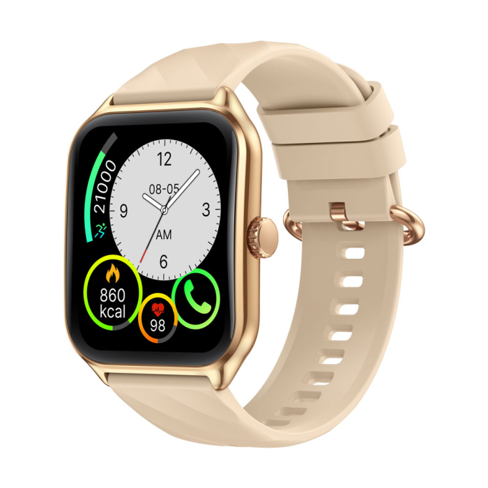 Zeblaze GTS 4 Arany okosóra, Szilikon, 1.94" HD AMOLED, Always-on, Pulzusmérő, SpO2, BT hívás, Hangasszisztens, 100+ Sport mód, IP68, 300mAh [2]