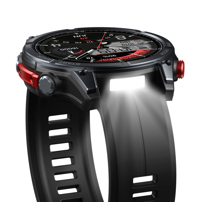 Smartwatch Zeblaze Stratos 4 Negru, 1.43'' AMOLED, GPS (6 Sisteme Satellite), HR, SpO2, Apeluri Bluetooth, Notificari, 500mAh, Aplicatie dedicata: GloryFitPro, BLE 5.3, 170+ Moduri Sport [4]