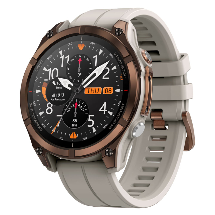 Zeblaze Stratos 4  Pro Smartwatch, Bronze, 1.43" AMOLED, 6-Satellite GPS, Bluetooth Calling, ChatGPT AI, 170+ Sports Modes, Up to 60 Days Battery, 5ATM & IP69K [2]