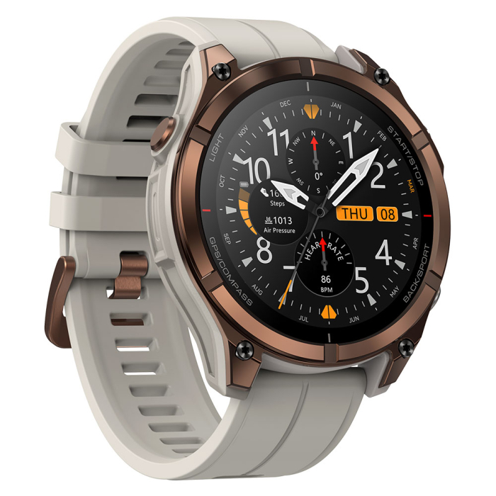Zeblaze Stratos 4  Pro Smartwatch, Bronze, 1.43" AMOLED, 6-Satellite GPS, Bluetooth Calling, ChatGPT AI, 170+ Sports Modes, Up to 60 Days Battery, 5ATM & IP69K [3]