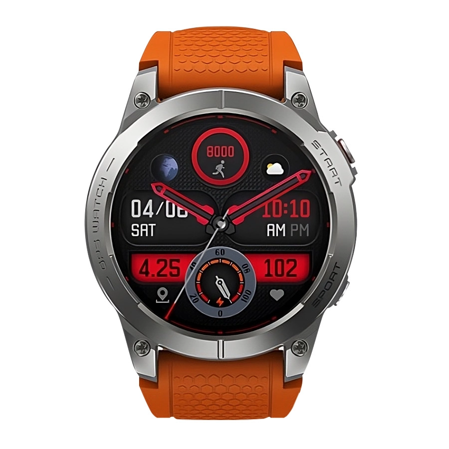 Smartwatch Zeblaze Vibe 7 Lite Orange, Display ips 1.47 , Bt v5.2, Functia Bt Call, Ritm cardiac, Saturatie oxigen, Calorii, 280mAh