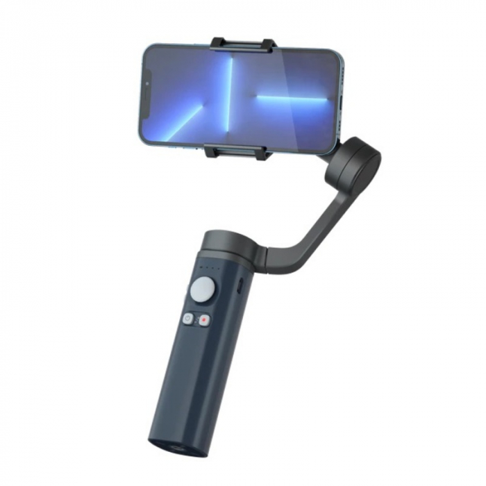 FunSnap Capture π (PI) Blue 3-Axis Foldable Gimbal Stabilizer for Smartphone, Gyroscope, Bluetooth, Metal Case, 4500mAh [2]