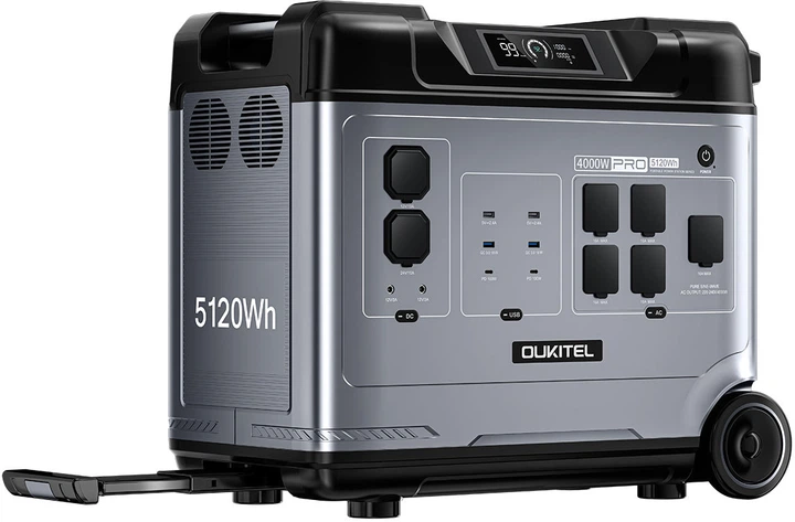 Statie de incarcare electrica portabila / baterie externa Oukitel Abearl P5000E Pro, 5120Wh, 4000W Incarcare rapida, Incarcare solara [3]