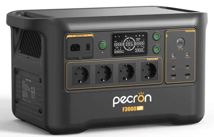 Pachet Statie de Incarcare Portabila PECRON F3000LFP + Panou solar Pecron PV200, 200W, Negru, 3600W, 3072Wh (Extensibili), Incarcare 1.5h, LiFePO4, UPS, Solar 1600W (MPPT), Control APP [4]