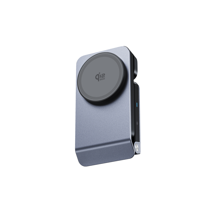 Stație de Încărcare Wireless iSEN W103, Magnetică 3 în 1, Pliabilă, Încărcare Telefon 25W, Smartwatch 2.5W, Căști TWS 5W, Suport Reglabil, Design Compact [4]